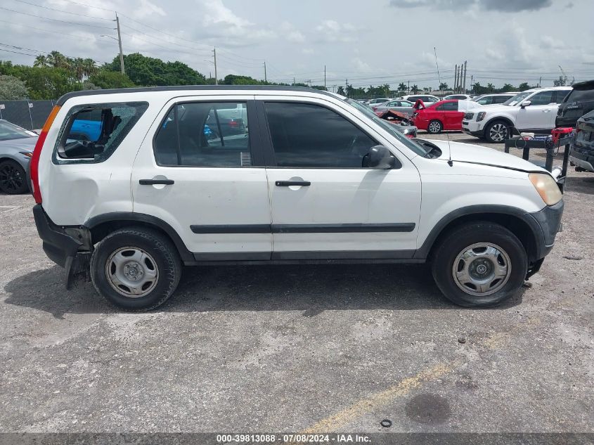 2003 Honda Cr-V Lx VIN: SHSRD68453U105458 Lot: 39813088