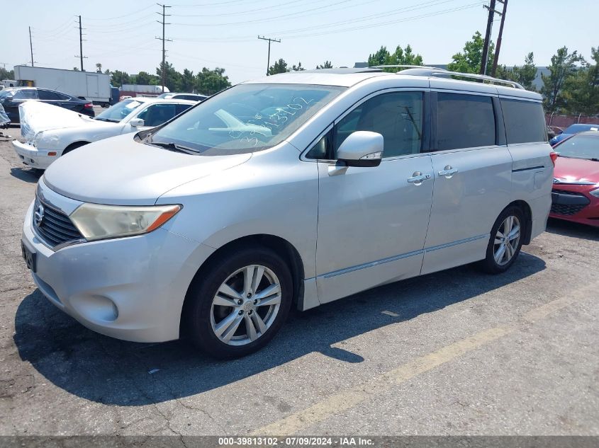 2013 Nissan Quest Sl VIN: JN8AE2KP3D9060419 Lot: 39813102