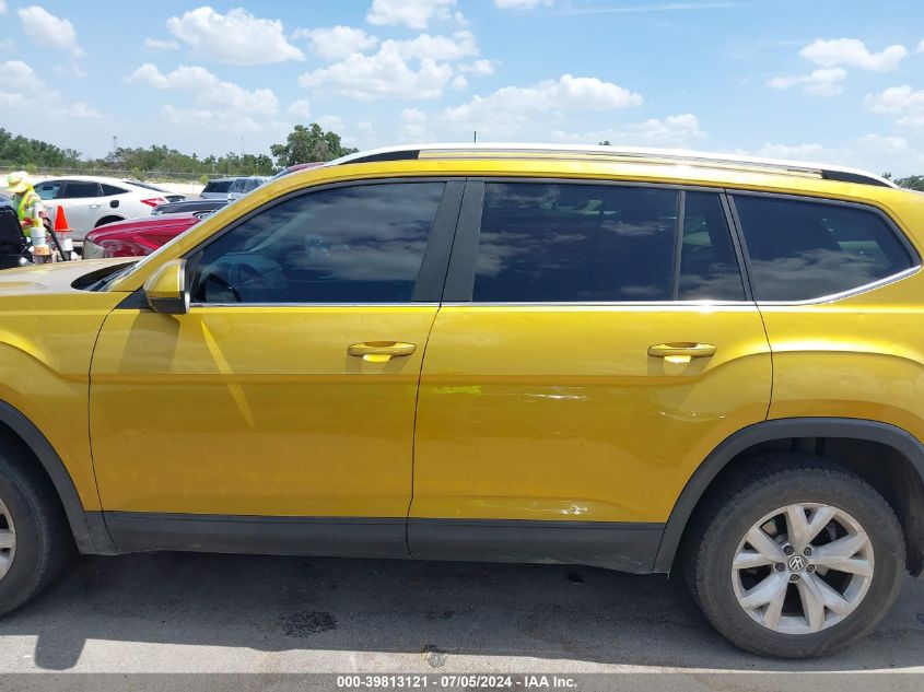 2018 Volkswagen Atlas 3.6L V6 Se VIN: 1V2KR2CA9JC526933 Lot: 39813121