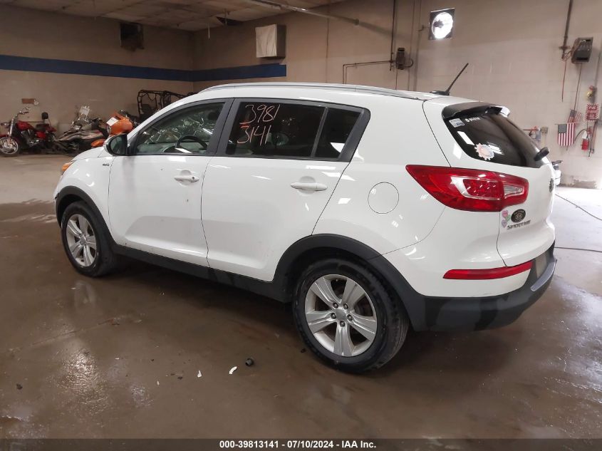 2013 Kia Sportage Lx VIN: KNDPBCA29D7455632 Lot: 39813141