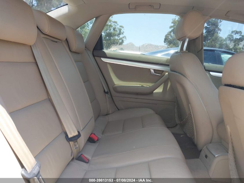 2006 Audi A4 2.0T VIN: WAUDF78E56A172713 Lot: 39813153