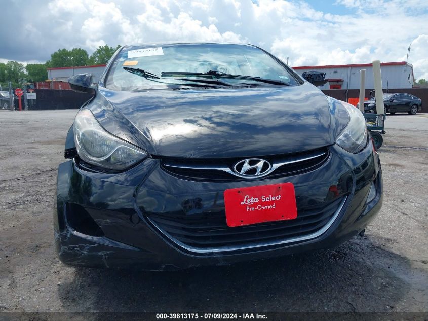 2013 Hyundai Elantra Gls VIN: KMHDH4AE9DU938617 Lot: 39813175