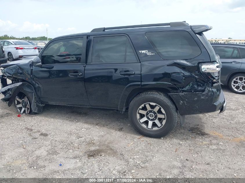 2021 Toyota 4Runner Sr5 Premium/Venture/Trd O VIN: JTERU5JR1M5855834 Lot: 39813217