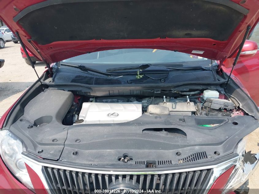 2010 Lexus Rx 350 350 VIN: 2T2BK1BA4AC060316 Lot: 39813226