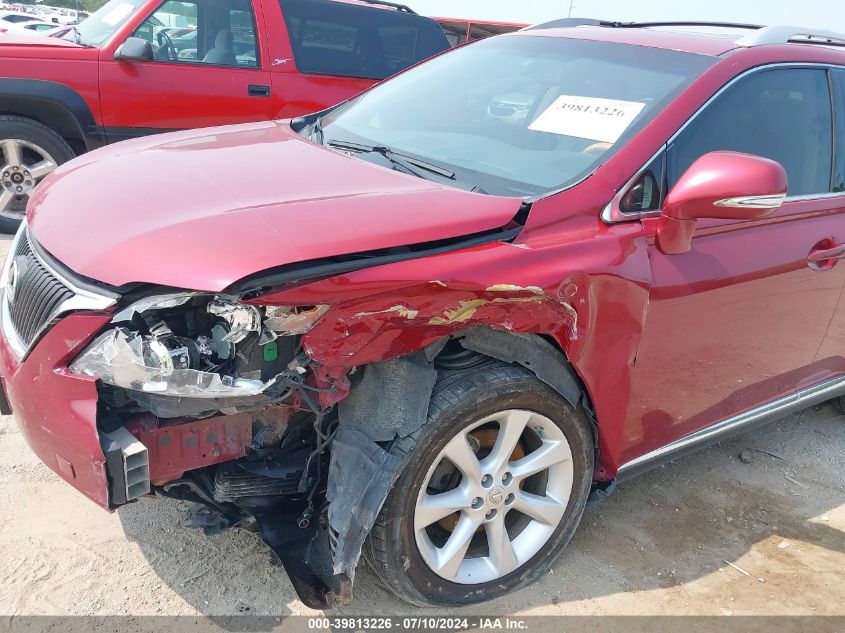 2010 Lexus Rx 350 350 VIN: 2T2BK1BA4AC060316 Lot: 39813226
