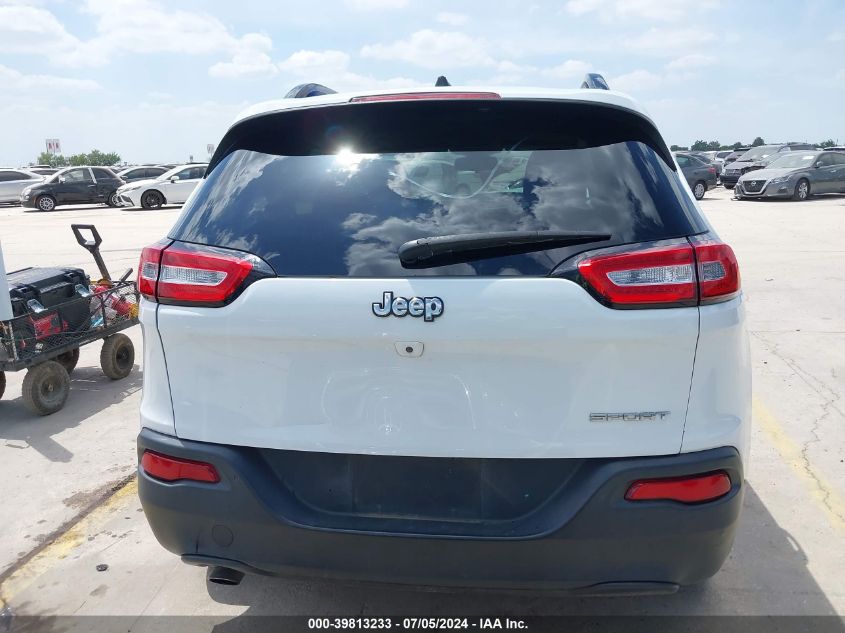 2016 Jeep Cherokee Sport VIN: 1C4PJLAB1GW229985 Lot: 39813233