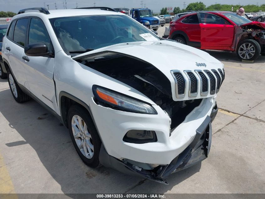 2016 Jeep Cherokee Sport VIN: 1C4PJLAB1GW229985 Lot: 39813233