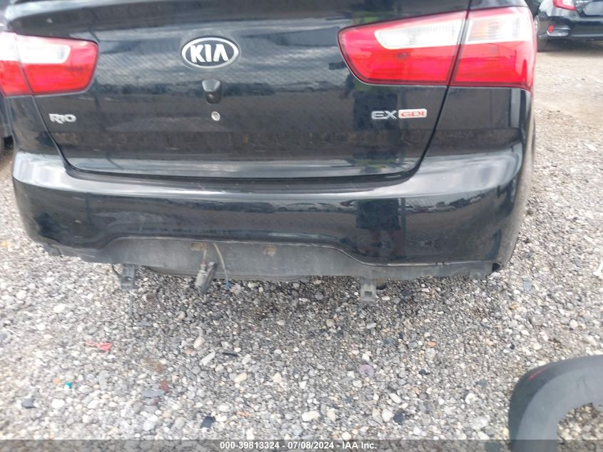 2013 Kia Rio Ex VIN: KNADN4A30D6172869 Lot: 39813324