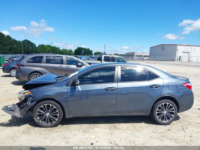 2014 Toyota Corolla S Plus VIN: 2T1BURHE0EC134294 Lot: 39813332