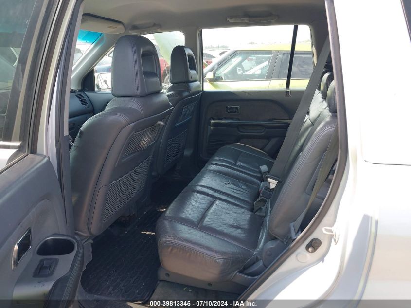 2003 Honda Pilot Ex-L VIN: 2HKYF185X3H611085 Lot: 39813345