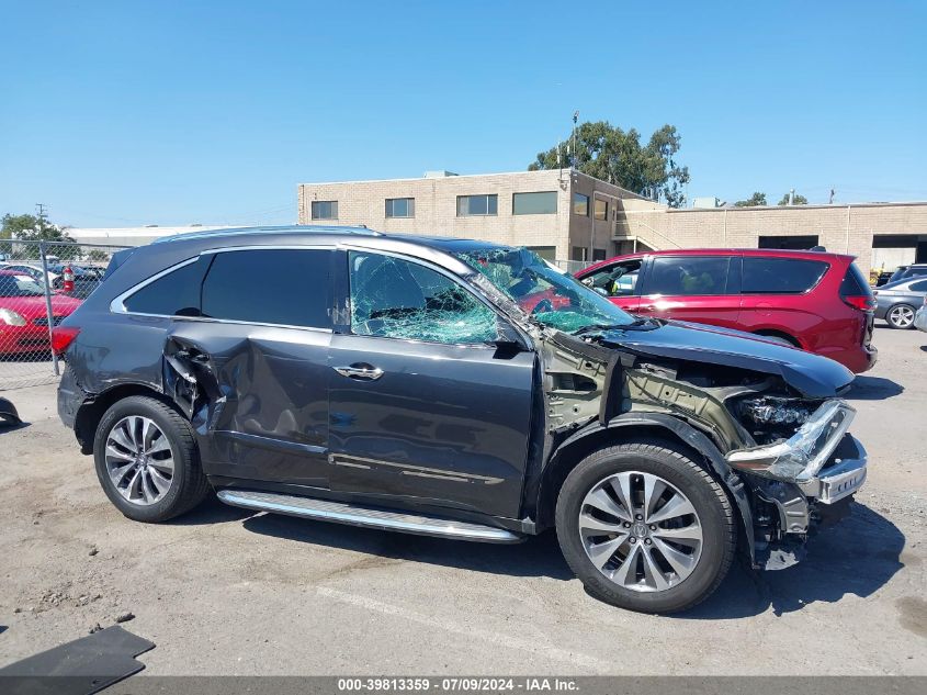 2014 Acura Mdx VIN: 5FRYD3H21EB001678 Lot: 39813359