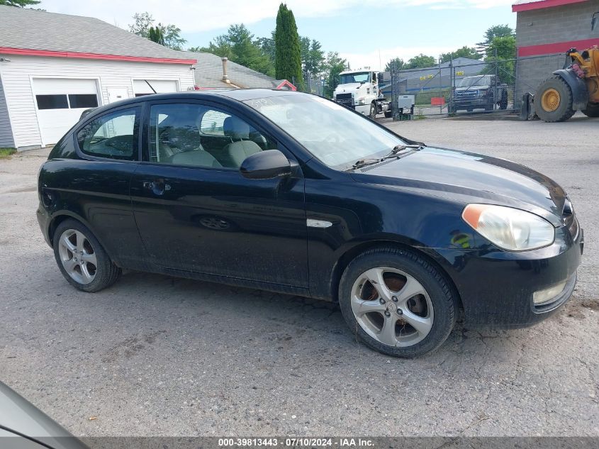 2007 Hyundai Accent Se VIN: KMHCN36C37U013504 Lot: 39813443