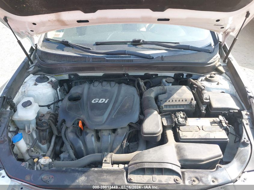 2013 Hyundai Sonata Gls VIN: 5NPEB4AC3DH727190 Lot: 39813449