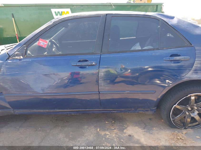 2001 Lexus Is 300 300 VIN: JTHBD182410021619 Lot: 39813468