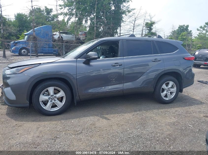 2023 Toyota Highlander Le VIN: 5TDKDRBH6PS514690 Lot: 39813478