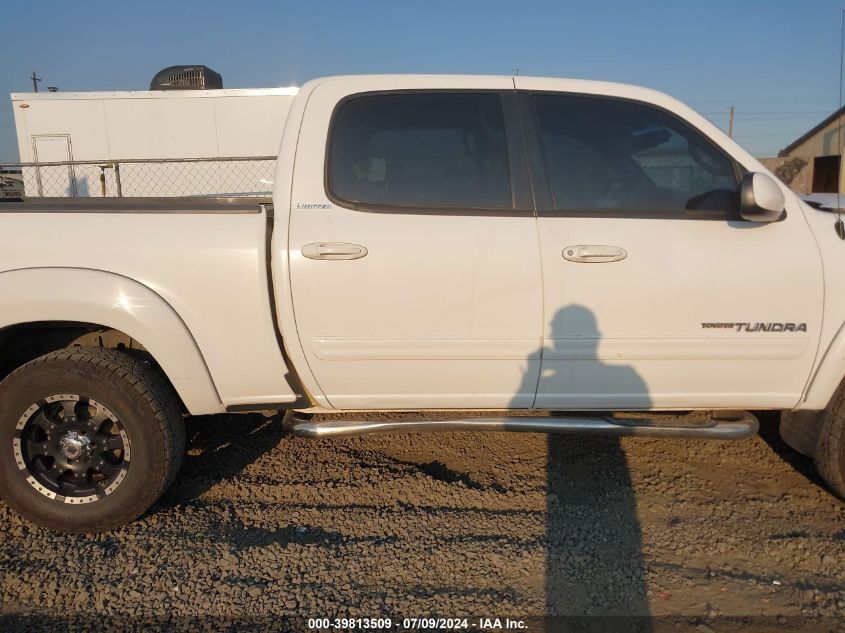 2006 Toyota Tundra Double Cab Limited VIN: 5TBDT481X6S517463 Lot: 39813509