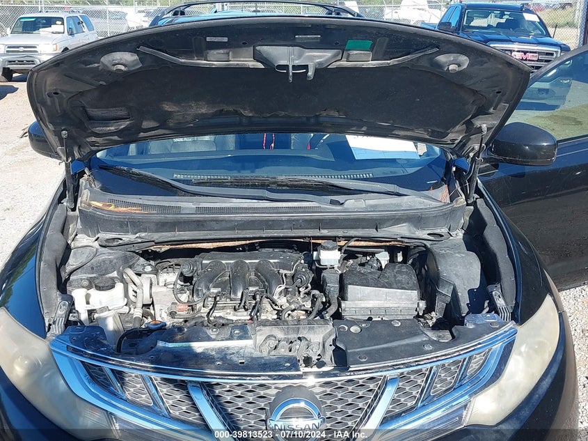 2011 Nissan Murano Sl VIN: JN8AZ1MU2BW053560 Lot: 39813523