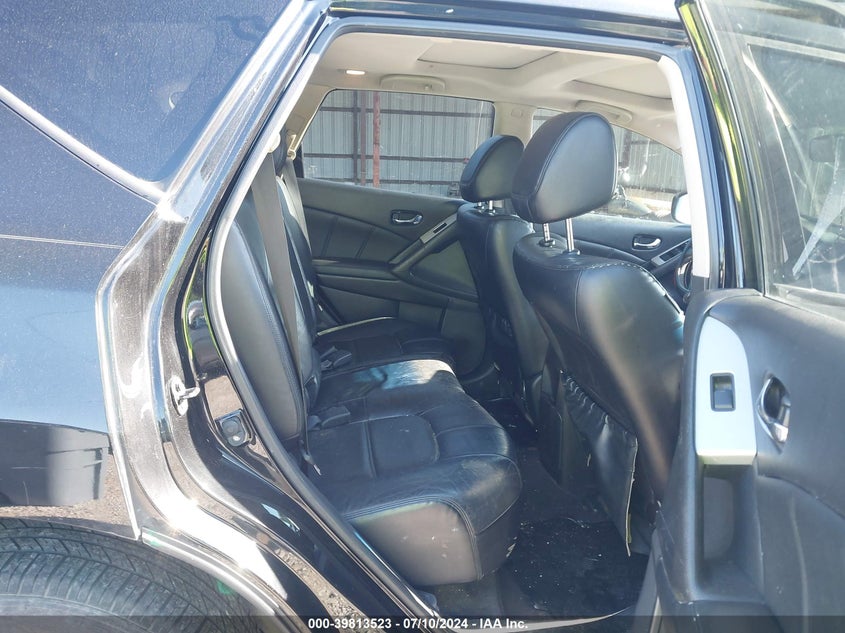 2011 Nissan Murano Sl VIN: JN8AZ1MU2BW053560 Lot: 39813523