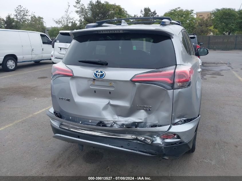 2017 Toyota Rav4 Hv Limited VIN: JTMDJREV7HD080215 Lot: 39813527