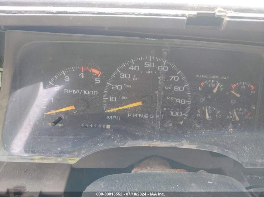 1995 Chevrolet Gmt-400 K1500 VIN: 1GCEK19K5SE207757 Lot: 39813552