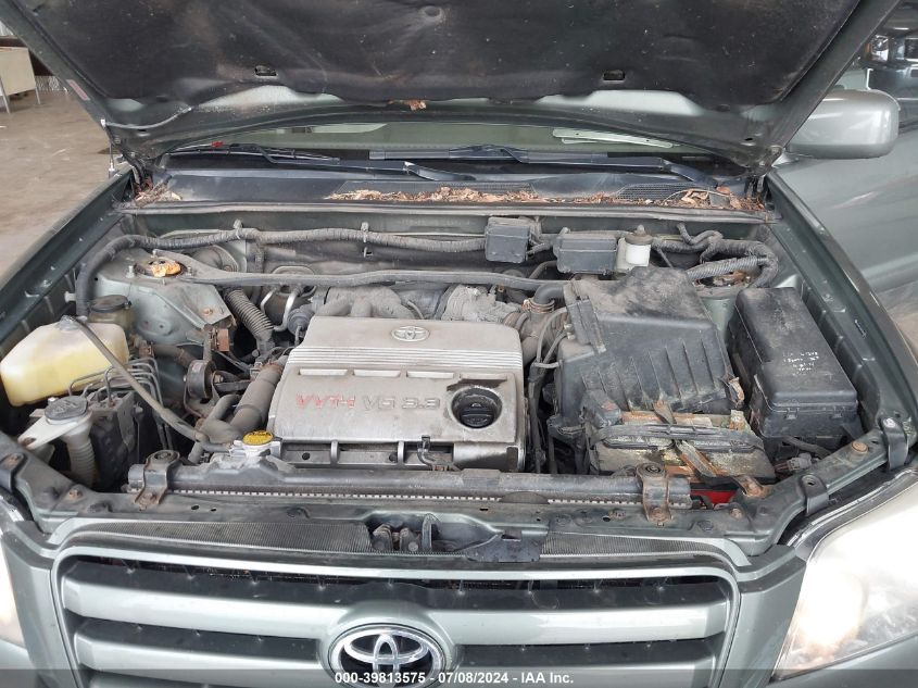 2007 Toyota Highlander V6 VIN: JTEHP21A370228145 Lot: 39813575