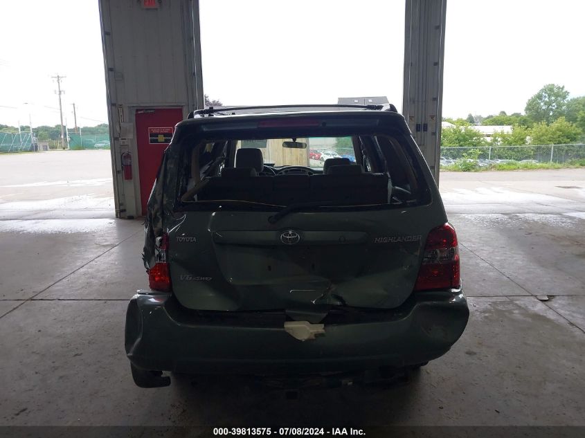 2007 Toyota Highlander V6 VIN: JTEHP21A370228145 Lot: 39813575