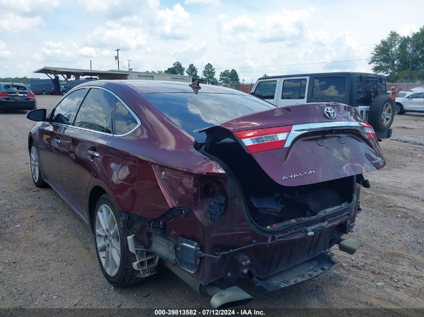 2013 Toyota Avalon Limited VIN: 4T1BK1EB7DU036197 Lot: 39813582