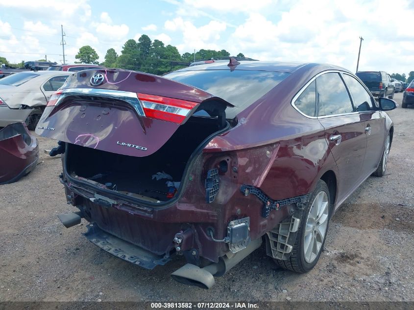 2013 Toyota Avalon Limited VIN: 4T1BK1EB7DU036197 Lot: 39813582