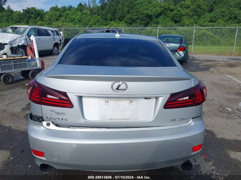 2007 Lexus Is 250 250 VIN: JTHBK262575030999 Lot: 39813606