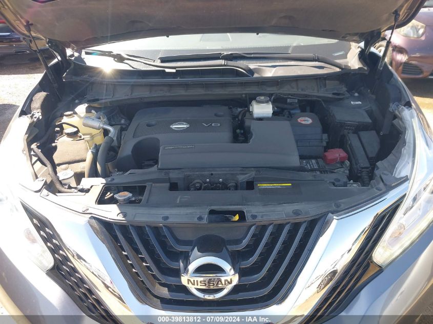 2017 Nissan Murano S/Sl/Sv/Platinum VIN: 5N1AZ2MG0HN181818 Lot: 39813812