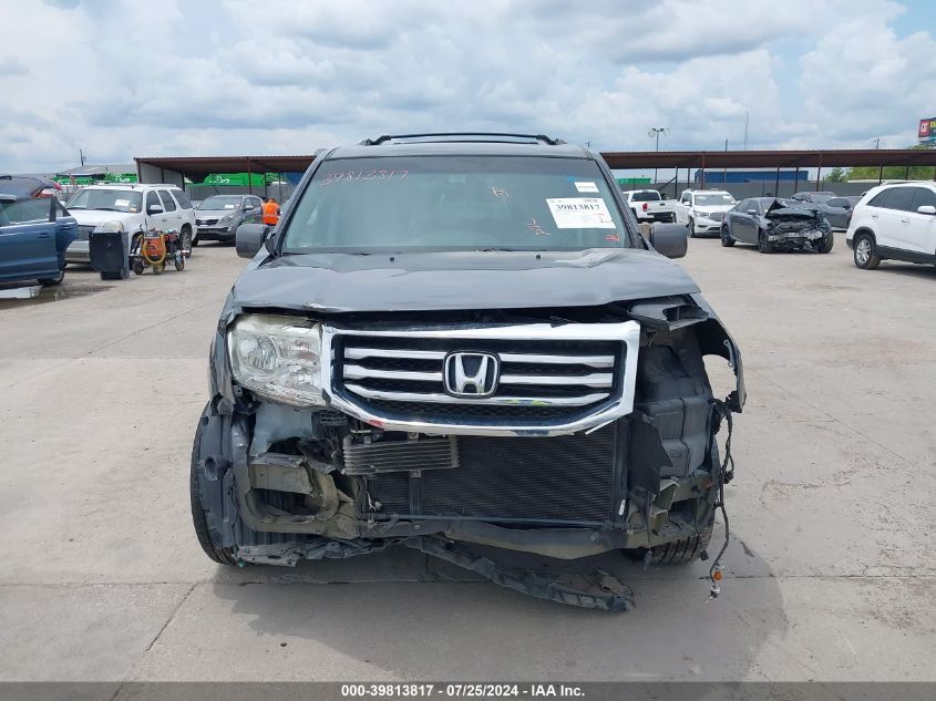 2012 Honda Pilot Ex-L VIN: 5FNYF4H78CB013014 Lot: 39813817