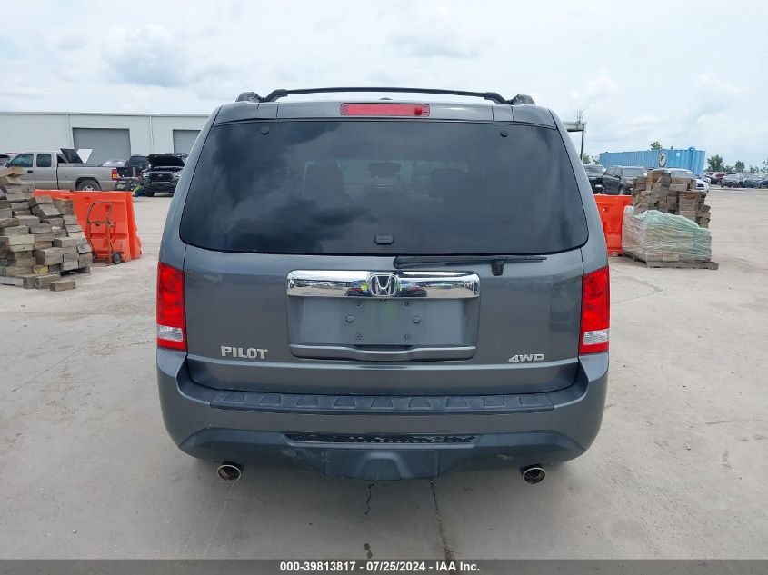 2012 Honda Pilot Ex-L VIN: 5FNYF4H78CB013014 Lot: 39813817