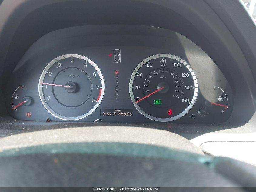 2009 Honda Accord 2.4 Ex-L VIN: 1HGCS12889A017623 Lot: 39813833