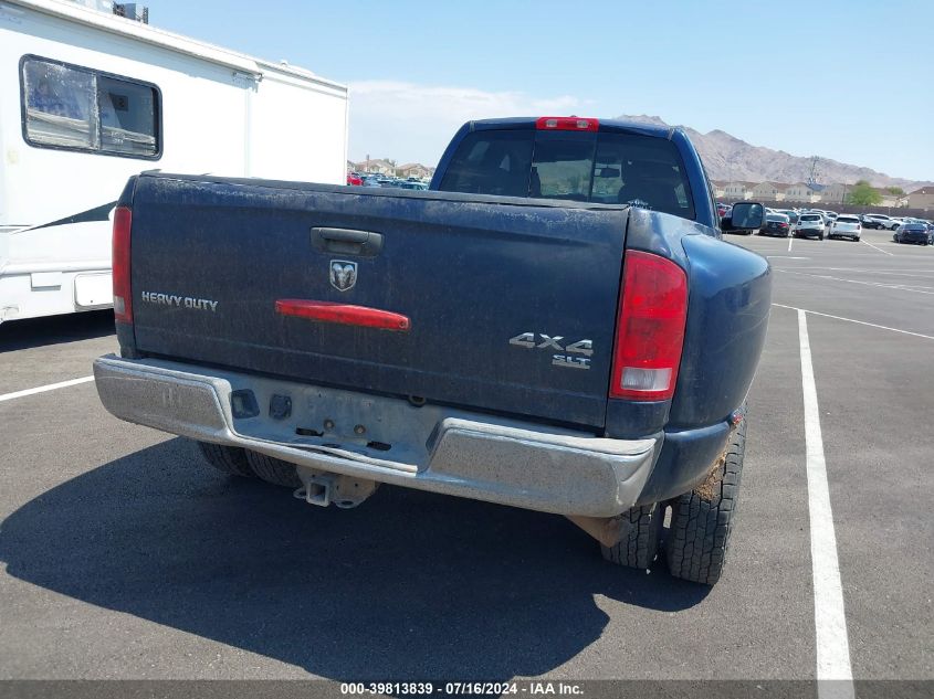 2006 Dodge Ram 3500 Slt/Sport VIN: 3D7MX48C56G163305 Lot: 39813839