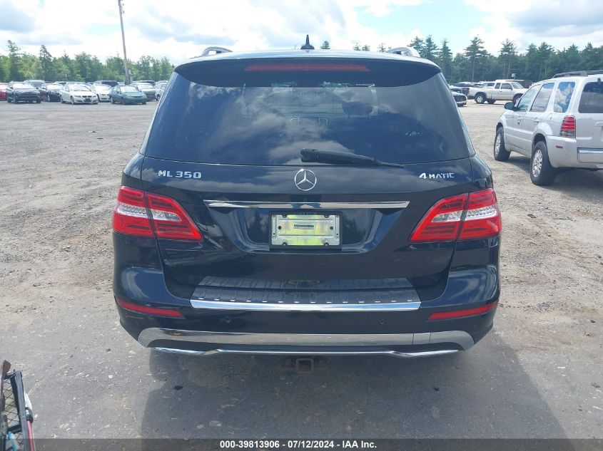 2014 Mercedes-Benz Ml 350 4Matic VIN: 4JGDA5HB4EA403770 Lot: 39813906