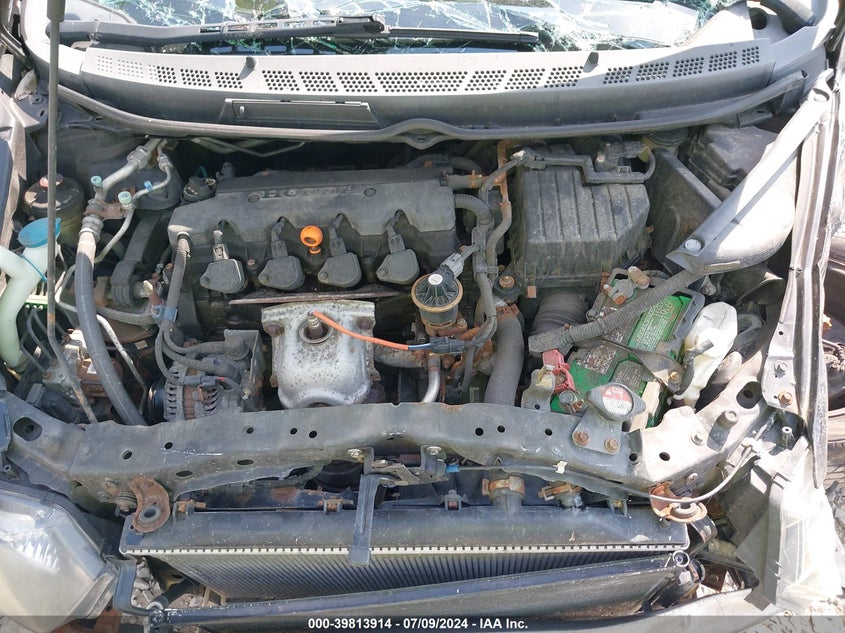 2008 Honda Civic Lx VIN: 2HGFG12618H580073 Lot: 39813914