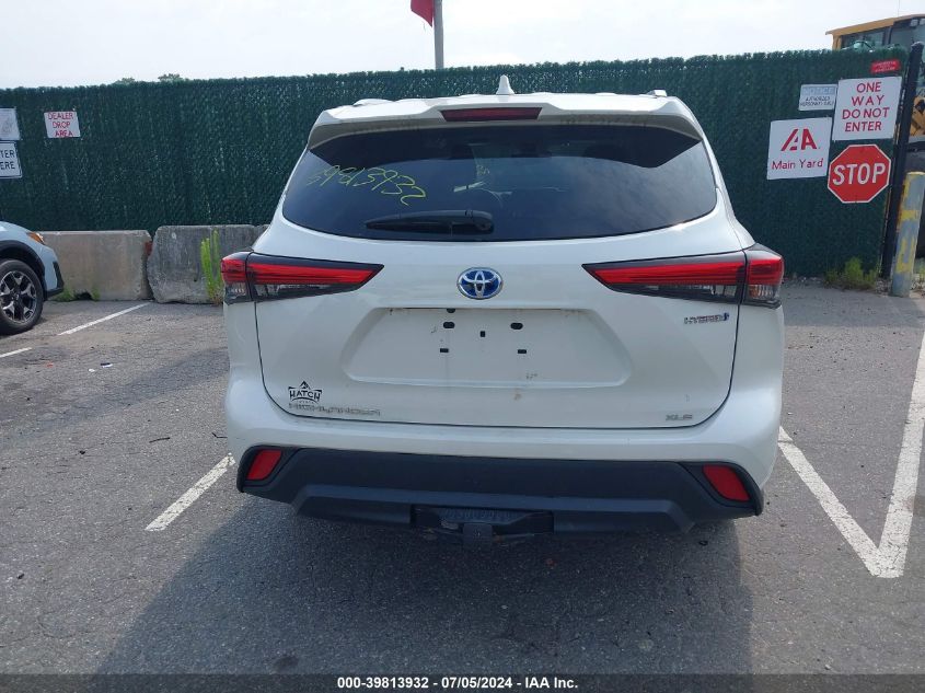 2020 Toyota Highlander Hybrid Xle VIN: 5TDGBRCH0LS507710 Lot: 39813932