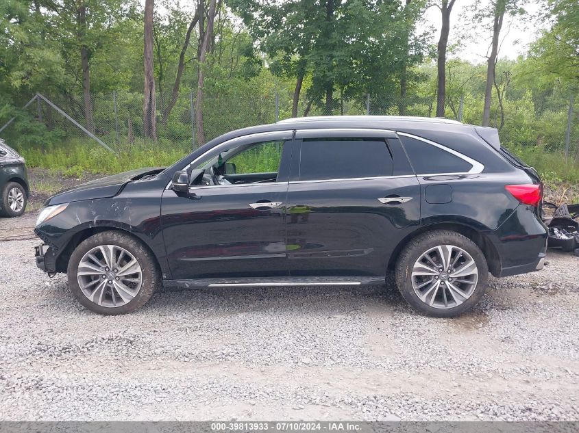 2017 Acura Mdx Technology VIN: 5FRYD4H57HB000815 Lot: 39813933