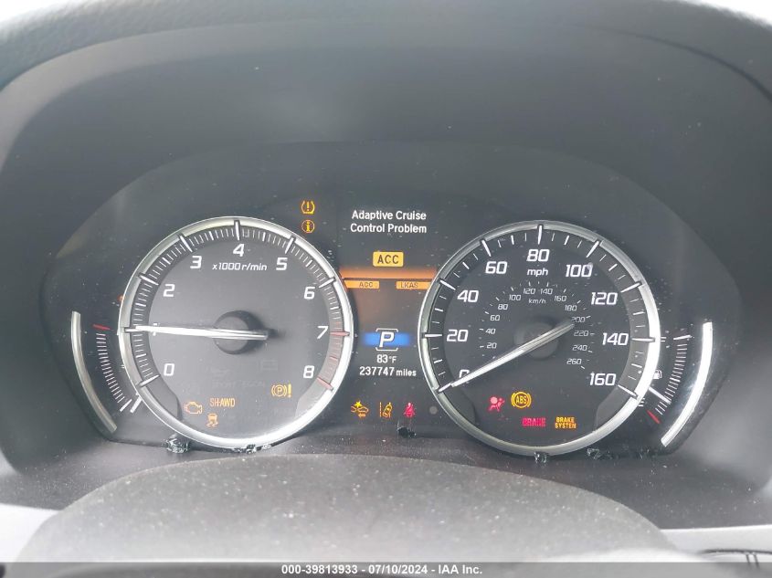 2017 Acura Mdx Technology VIN: 5FRYD4H57HB000815 Lot: 39813933