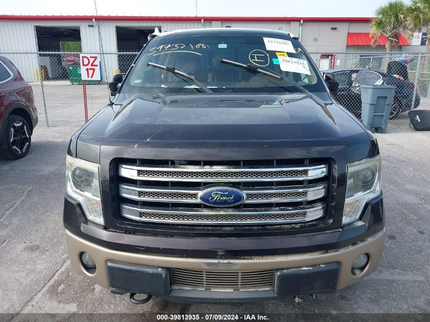 2013 Ford F-150 Supercrew VIN: 1FTFW1ETXDKE64876 Lot: 39813935