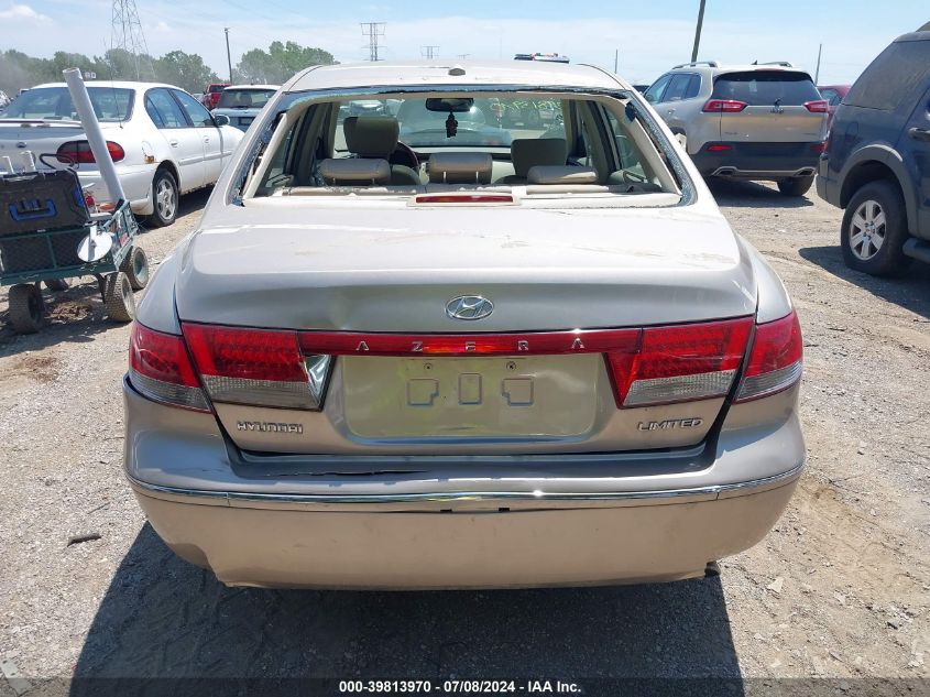 2008 Hyundai Azera Limited VIN: KMHFC46F08A301700 Lot: 39813970