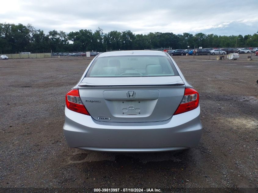 2012 Honda Civic Ex VIN: 19XFB2F88CE029190 Lot: 39813997