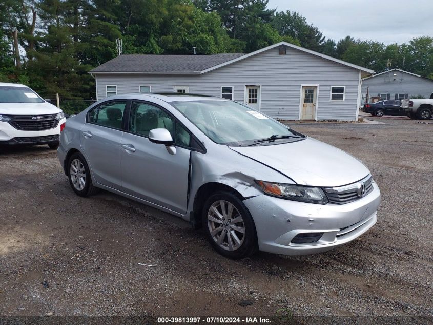 2012 Honda Civic Ex VIN: 19XFB2F88CE029190 Lot: 39813997