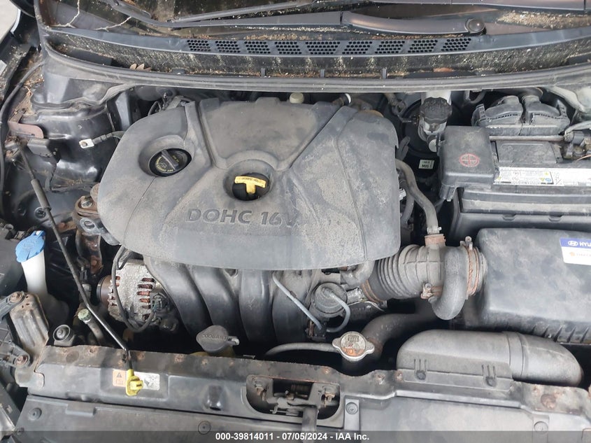 2013 Hyundai Elantra Gls VIN: KMHDH4AE0DU869042 Lot: 39814011