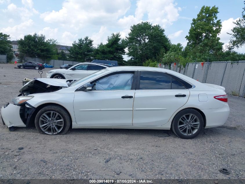 2016 Toyota Camry Se VIN: 4T1BF1FK9GU551130 Lot: 39814019