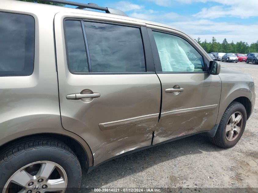 2011 Honda Pilot Ex-L VIN: 5FNYF4H56BB023683 Lot: 39814021