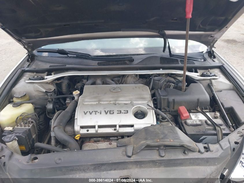 2004 Lexus Es 330 VIN: JTHBA30G845035039 Lot: 39814024