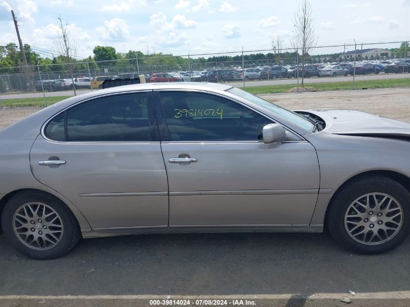 2004 Lexus Es 330 VIN: JTHBA30G845035039 Lot: 39814024