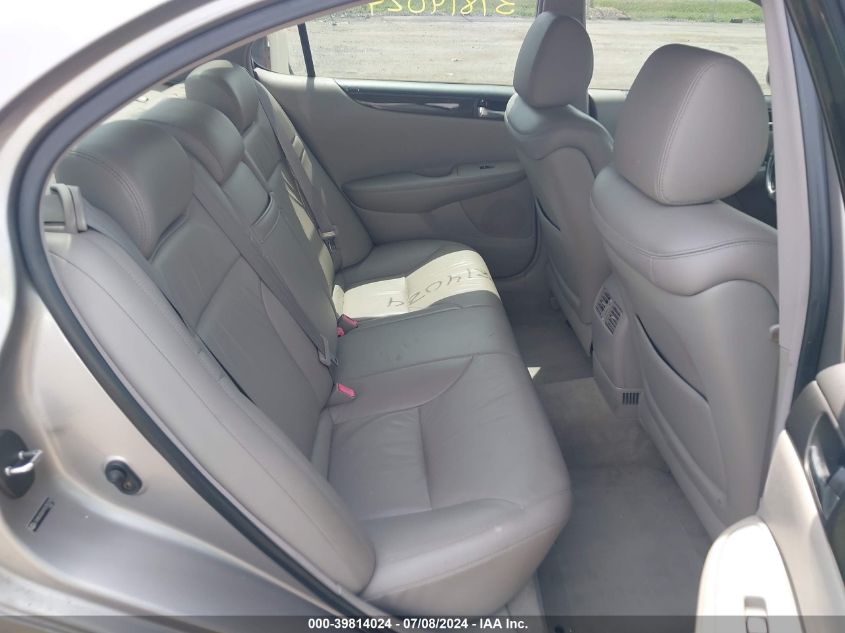 2004 Lexus Es 330 VIN: JTHBA30G845035039 Lot: 39814024