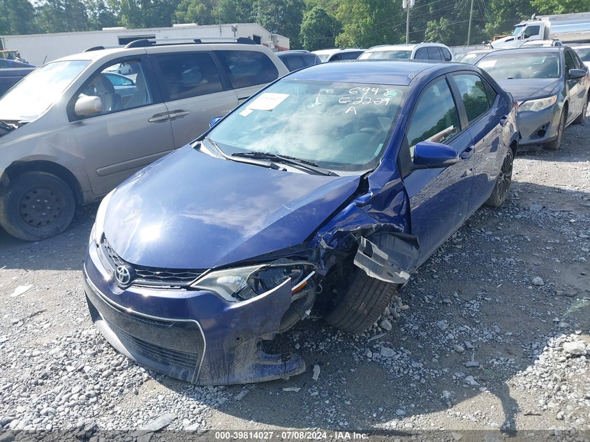 2014 TOYOTA COROLLA L/LE/LE PLS/PRM/S/S PLS - 2T1BURHE0EC176948